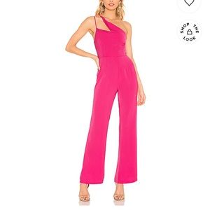 superdown Anouk Cut Out Pink Jumpsuit